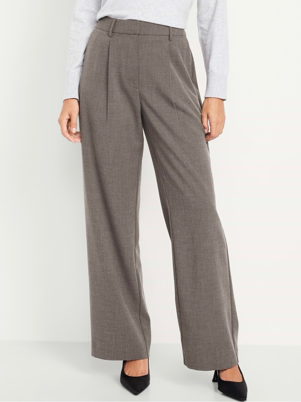 Extra high waisted Taylor wide leg trouser
